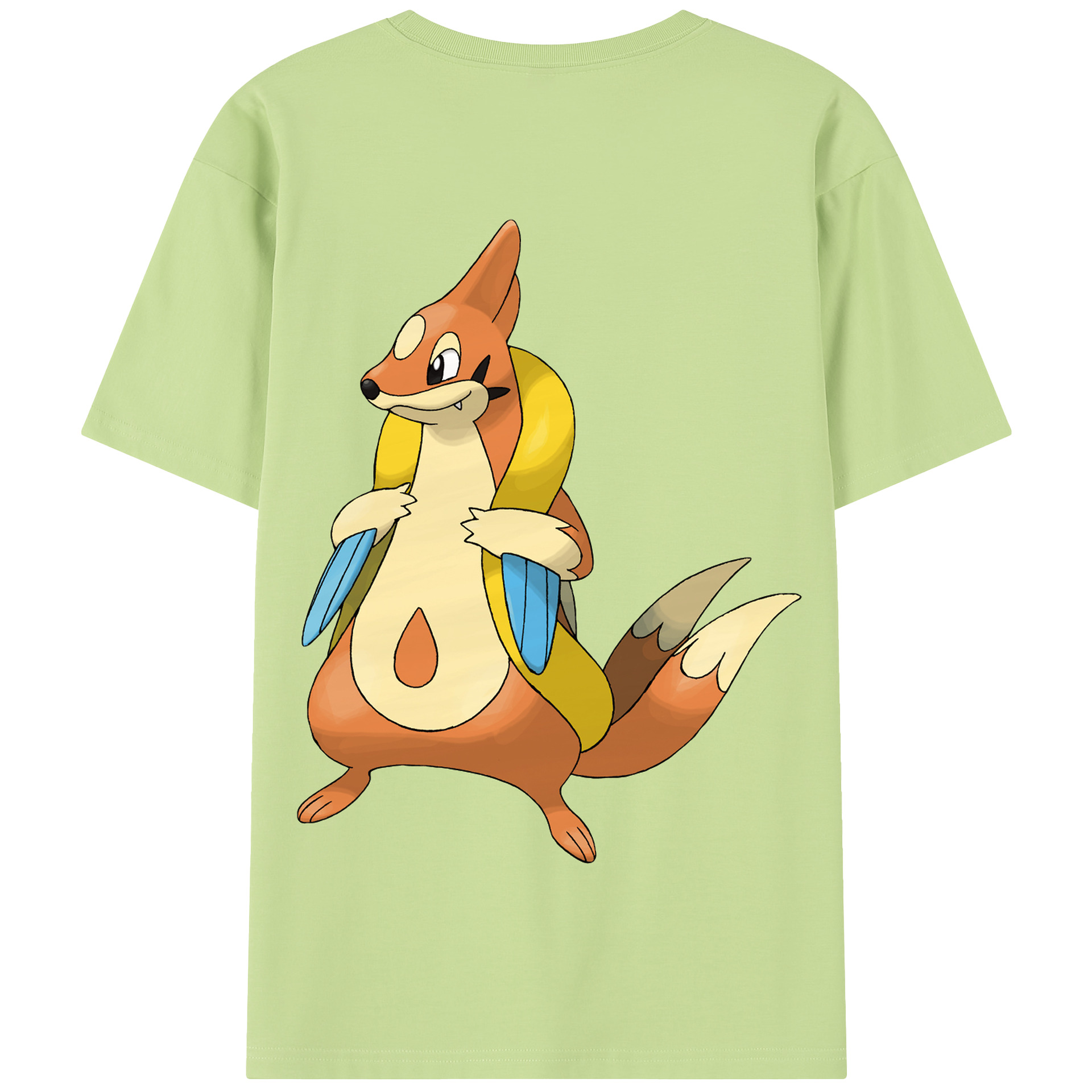 （画像用） ポケットモンスター Pokémon 綿100％半袖Tシャツ（背面プリント）